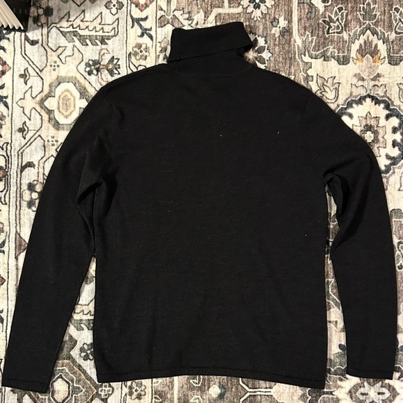 Lauren RalphLauren VTG  Classic dark grey wool Turtleneck Sweater RL LOGO - Picture 4 of 4